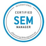 zertifizierte SEM Managerin
